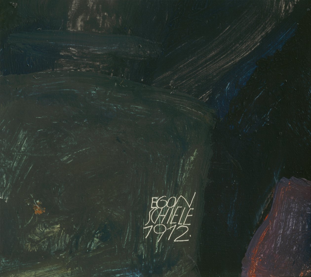 悲伤的女人 作者 埃贡·席勒（Egon Schiele）