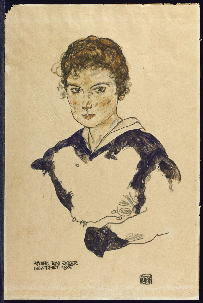 图片不明 作者 埃贡·席勒（Egon Schiele）