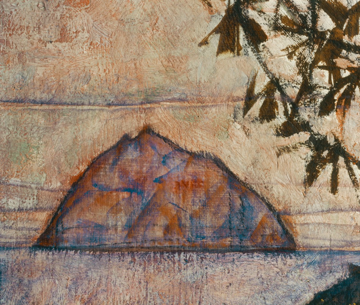 Versinkende Sonne（布面油画） 作者 埃贡·席勒（Egon Schiele）