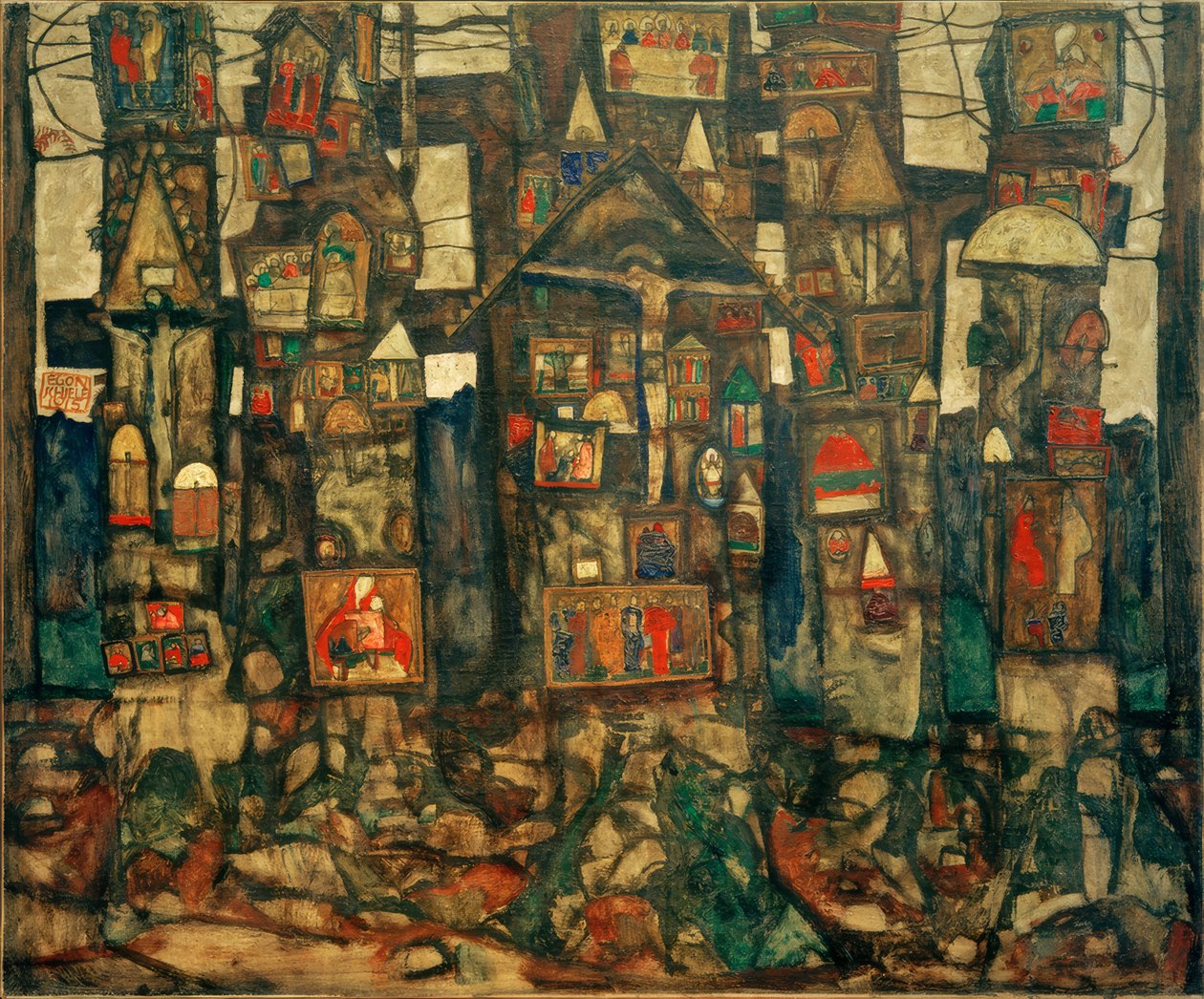 Waldandacht 作者 埃贡·席勒（Egon Schiele）