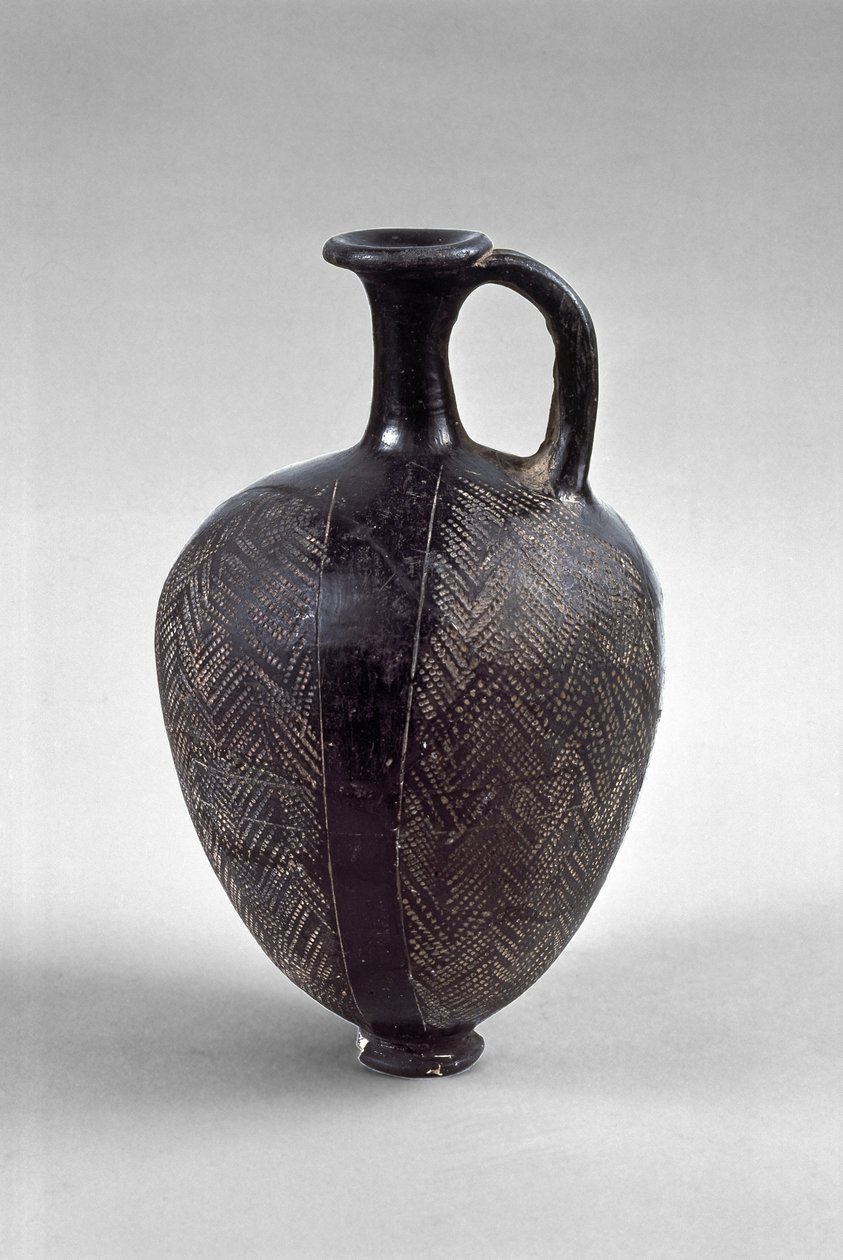 带有切割装饰的Juglet，可能是Preynastic Egyptian（陶器） 作者 埃及人