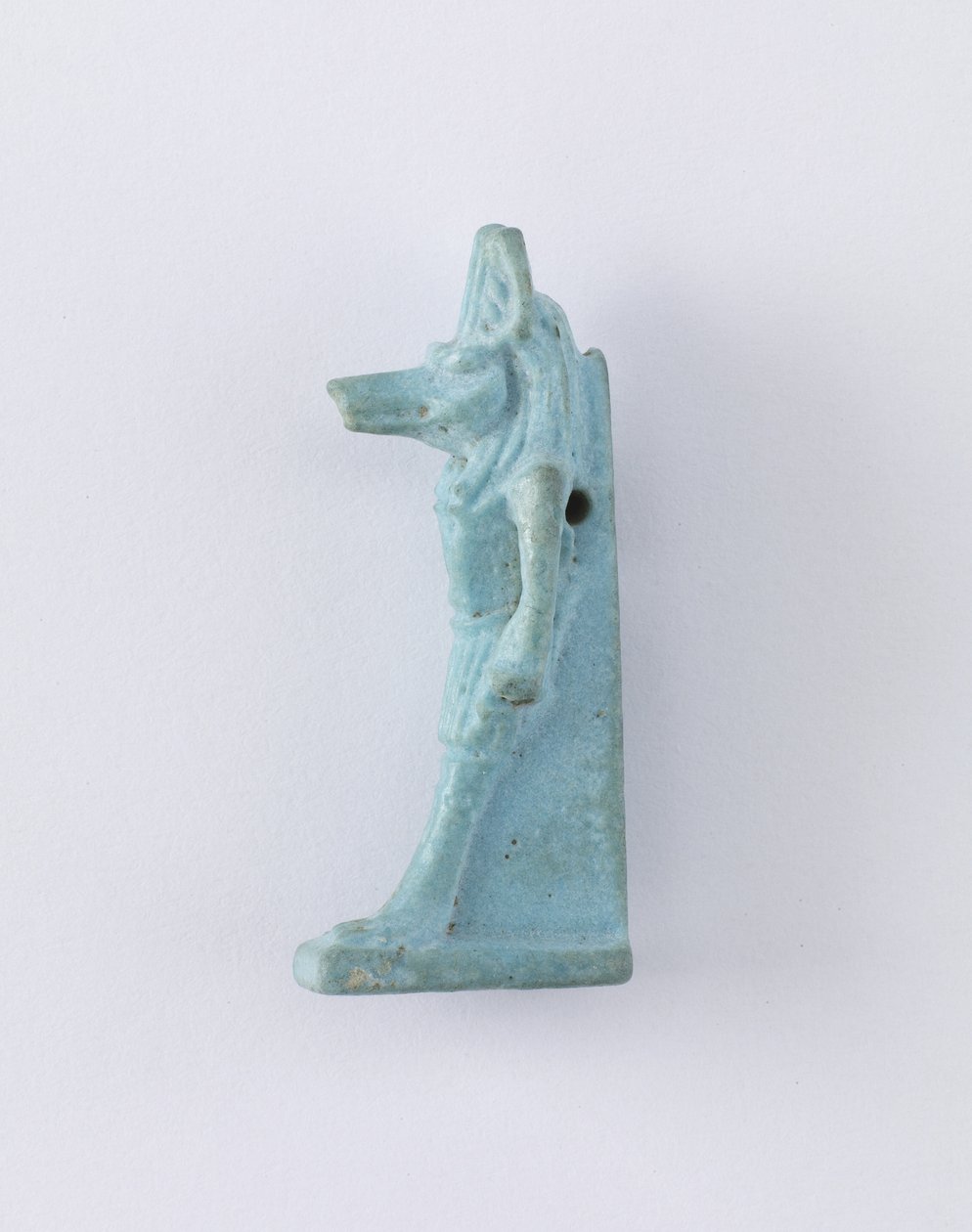 阿努比斯的常备人物，可能是托勒密时期，公元前305  -  30年（彩陶） 作者 埃及人