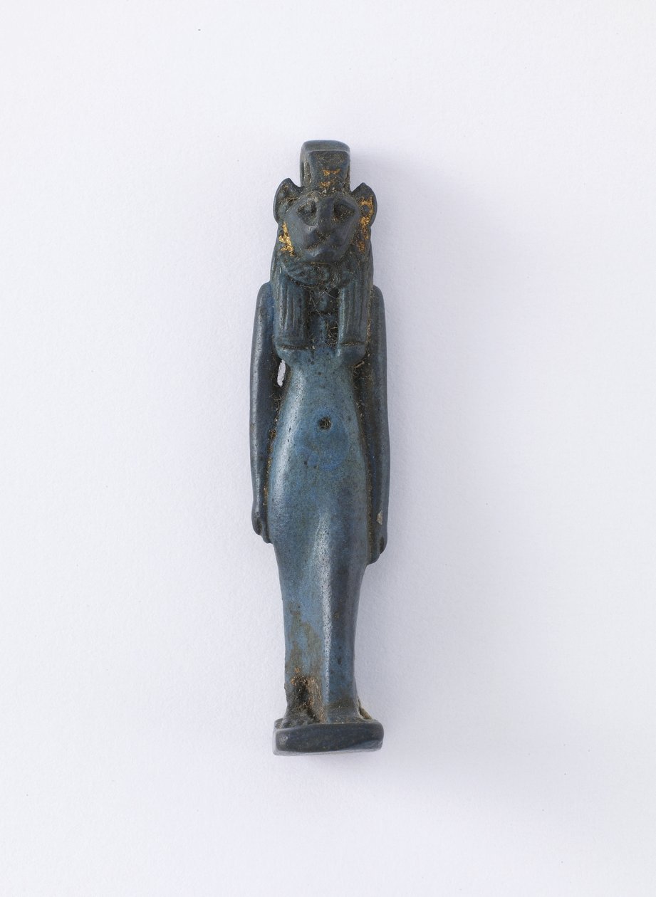 Sakhmet（复制品）（彩陶）的常设图 作者 埃及人