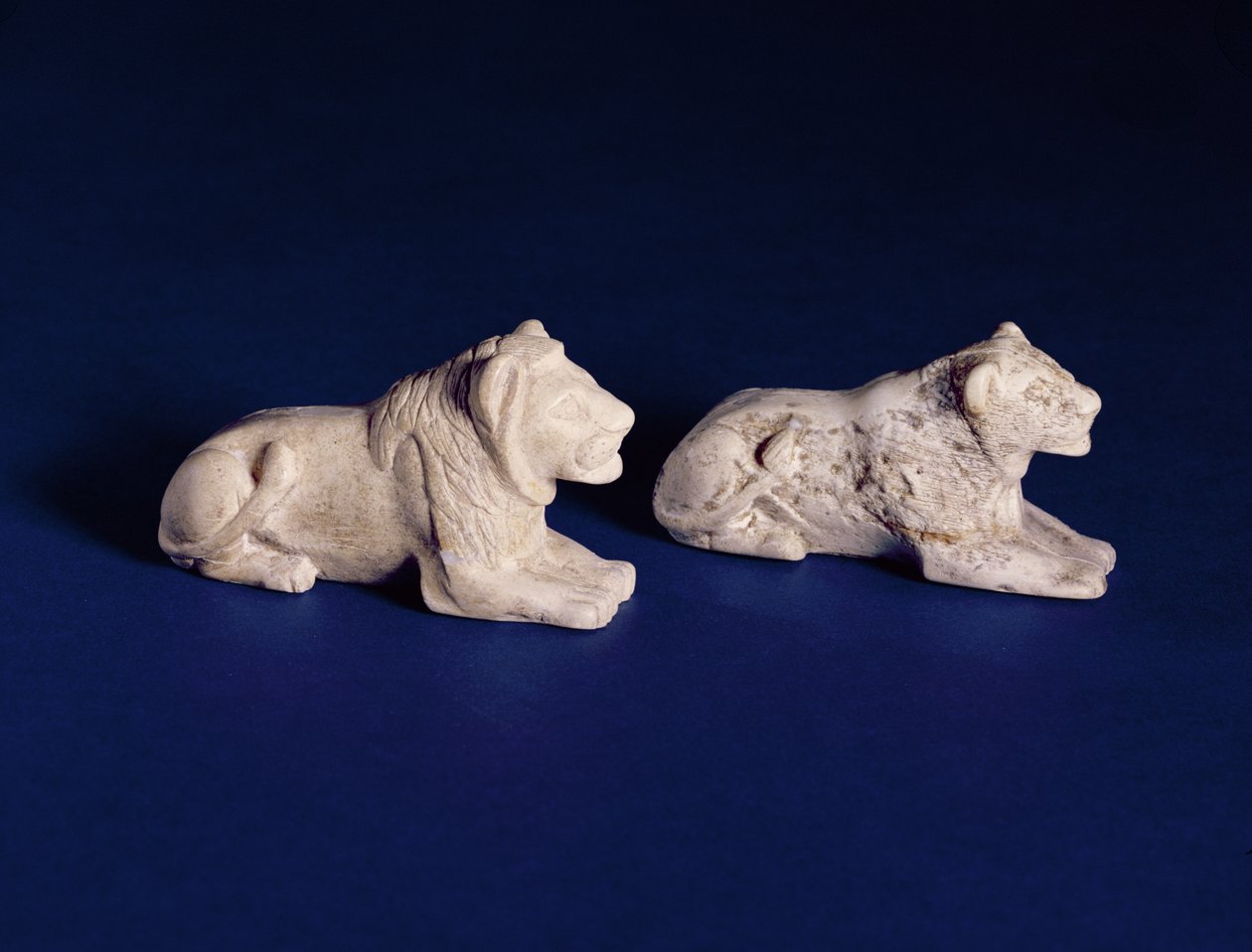 狮子游戏作品，来自1560年代的墓，Abydos，c.2920-2770 BC 作者 埃及第一王朝