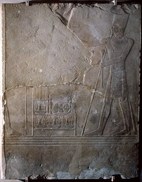 救济描绘Mentuhotep III（公元前2月4日 - 公元前1，1992年）献祭，中国，公元前1982  -  1970年（石灰石） 作者 埃及第十一王朝