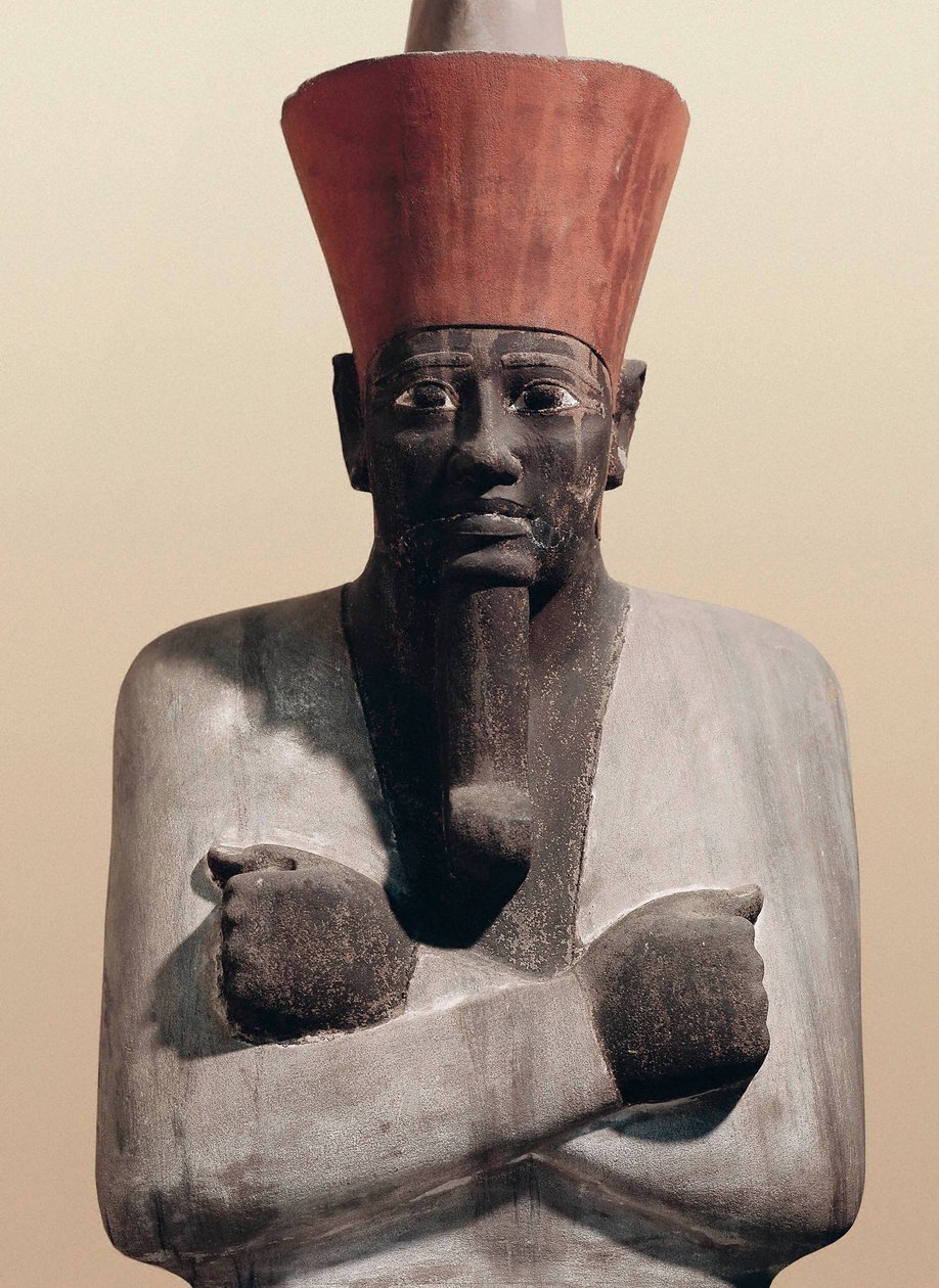 Statue of Mentuhotep II (painted sandstone) 作者 埃及第十一王朝