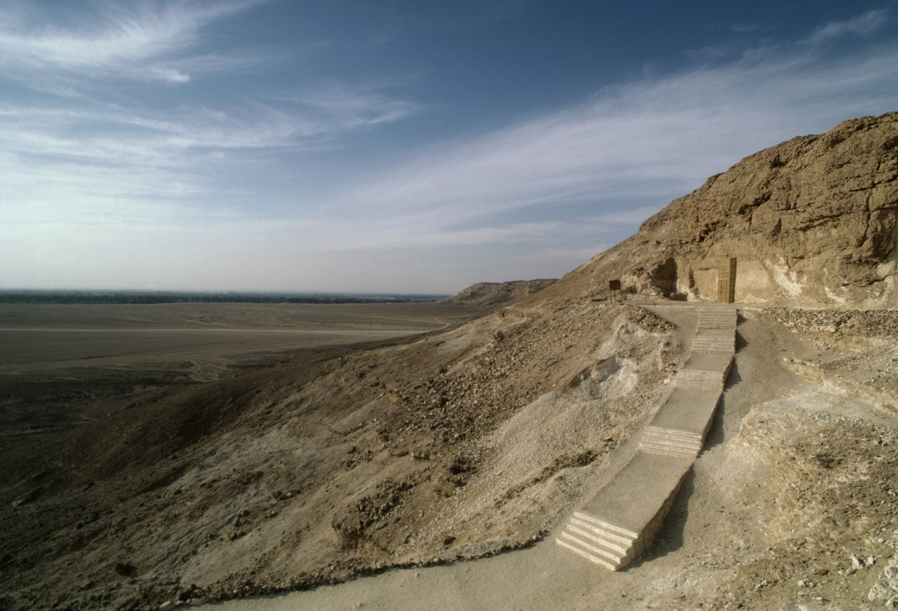 阿肯那顿的皇家墓地，埃及泰尔阿马纳，埃及文明，新王国，第十八王朝（照片） 作者 埃及第十八王朝