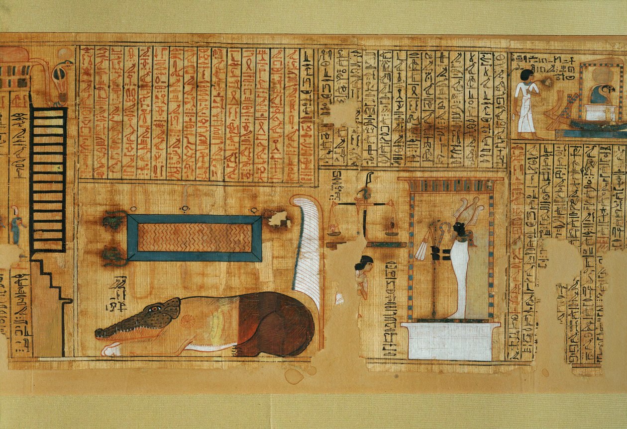 尼布甲尼撒文士的《死者之书》，尼布甲尼撒统治时期... 作者 埃及第十八王朝