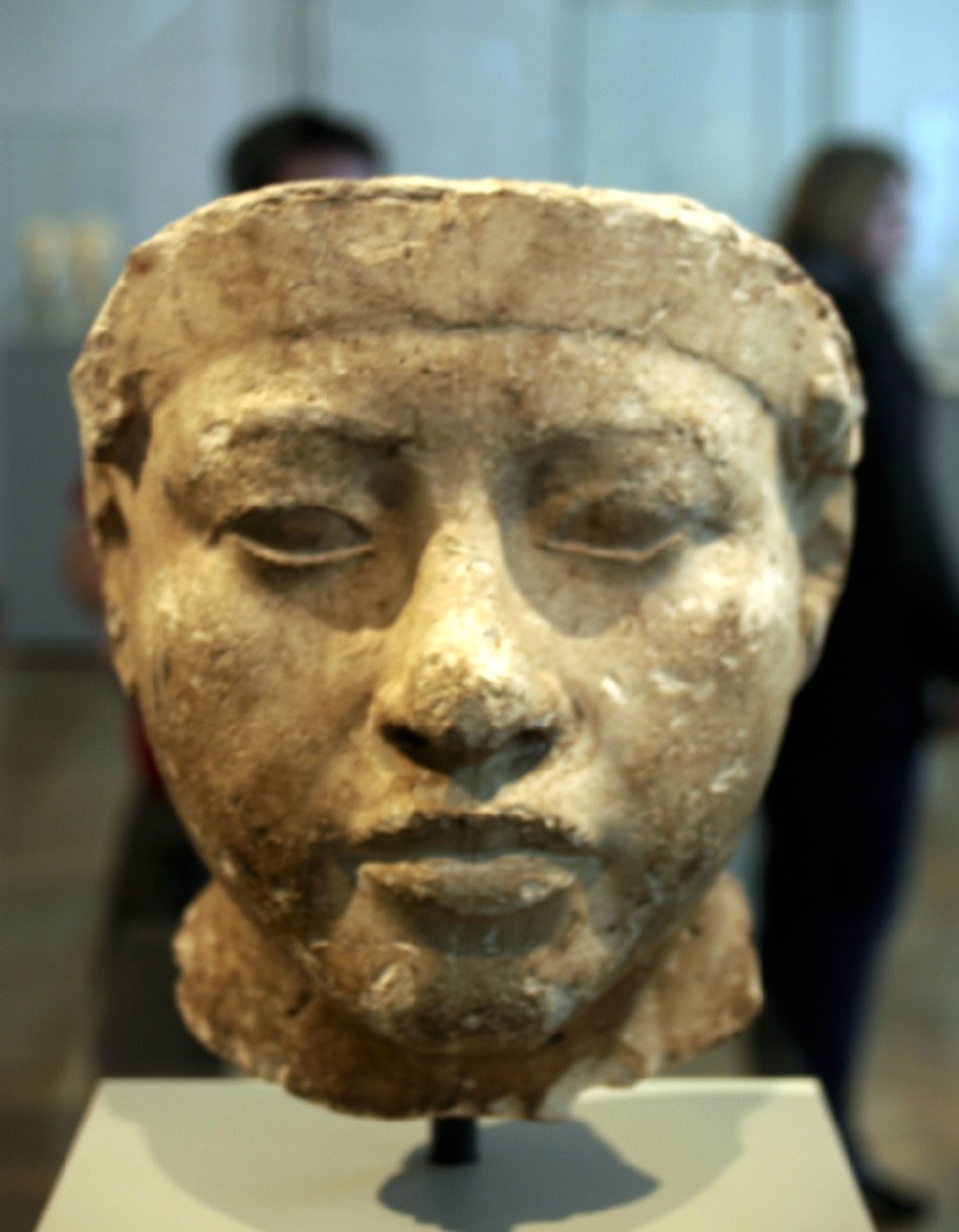 Bust of Nefertiti (c1370- c1330 BC) Great Royal Wife (chief consort) to the Egyptian Pharaoh Akhenaten. Nefertiti and her husband were known for a religious revolution. They started to worship one god only, Aten, the sun