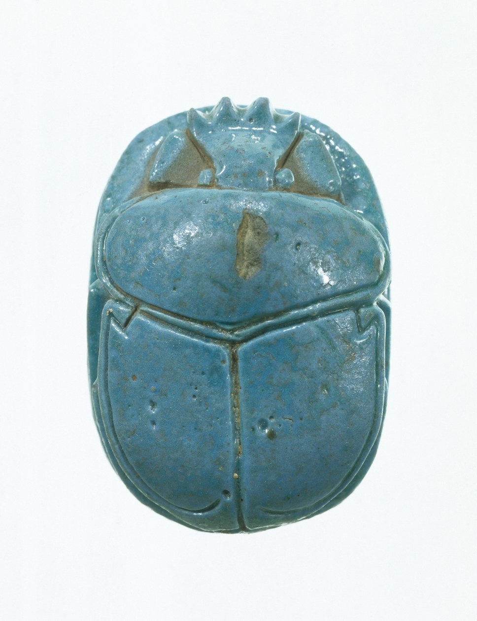 Amenhotep III和Queen Tiye，新王国（釉面彩陶）的婚姻圣甲虫 作者 埃及第十八王朝
