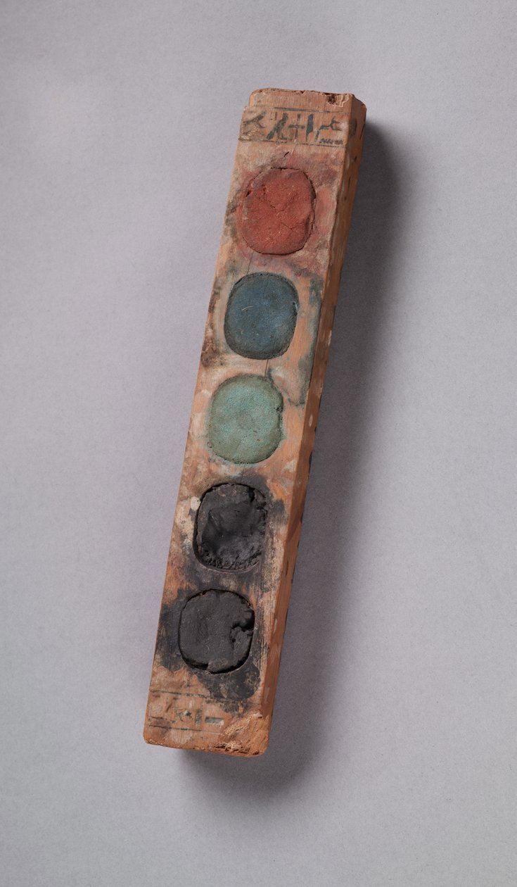 新王国维齐耶·阿梅内莫佩（Vizier Amenemope）油漆盒，约公元前1427-1401年 作者 埃及第十八王朝