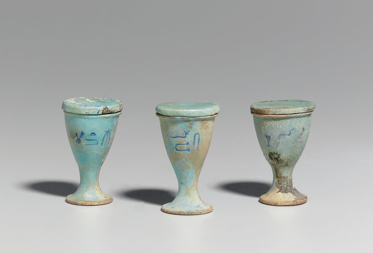 三杯，公元前664-30年，托勒密时期晚期 作者 埃及第26王朝