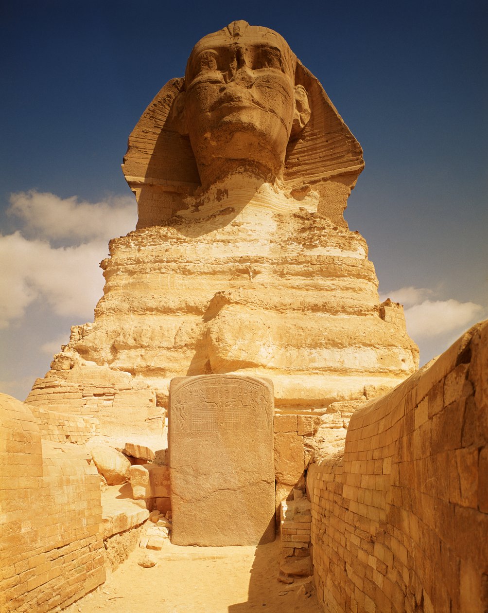 狮身人面像，可以追溯到Chephren国王，旧王国和Tuthmosis IV（1419-1386 BC）新王国的梦想石碑 作者 埃及第四王朝