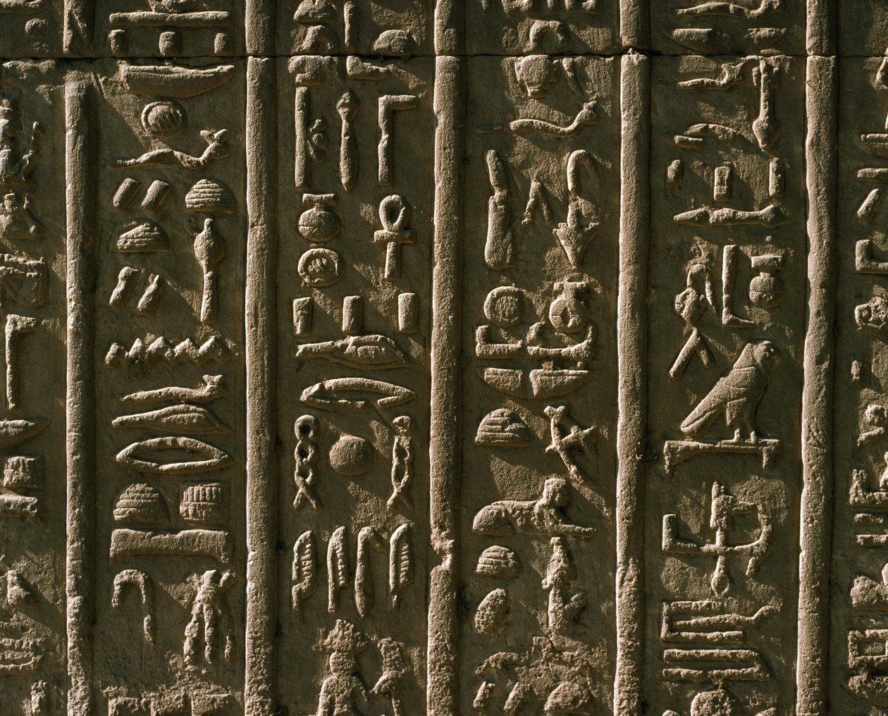 Low relief with hieroglyphs, 51-30 BC 作者 埃及人埃及人