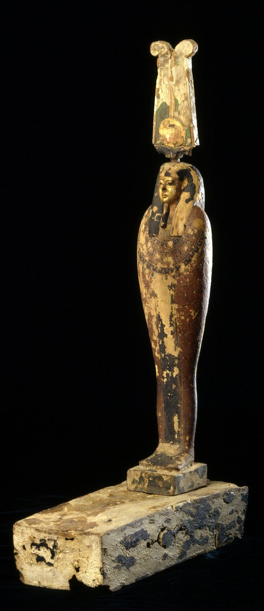 Ptah-Sokar-Osiris图，公元前332-30年（木材，彩色和金色） 作者 埃及托勒密时期