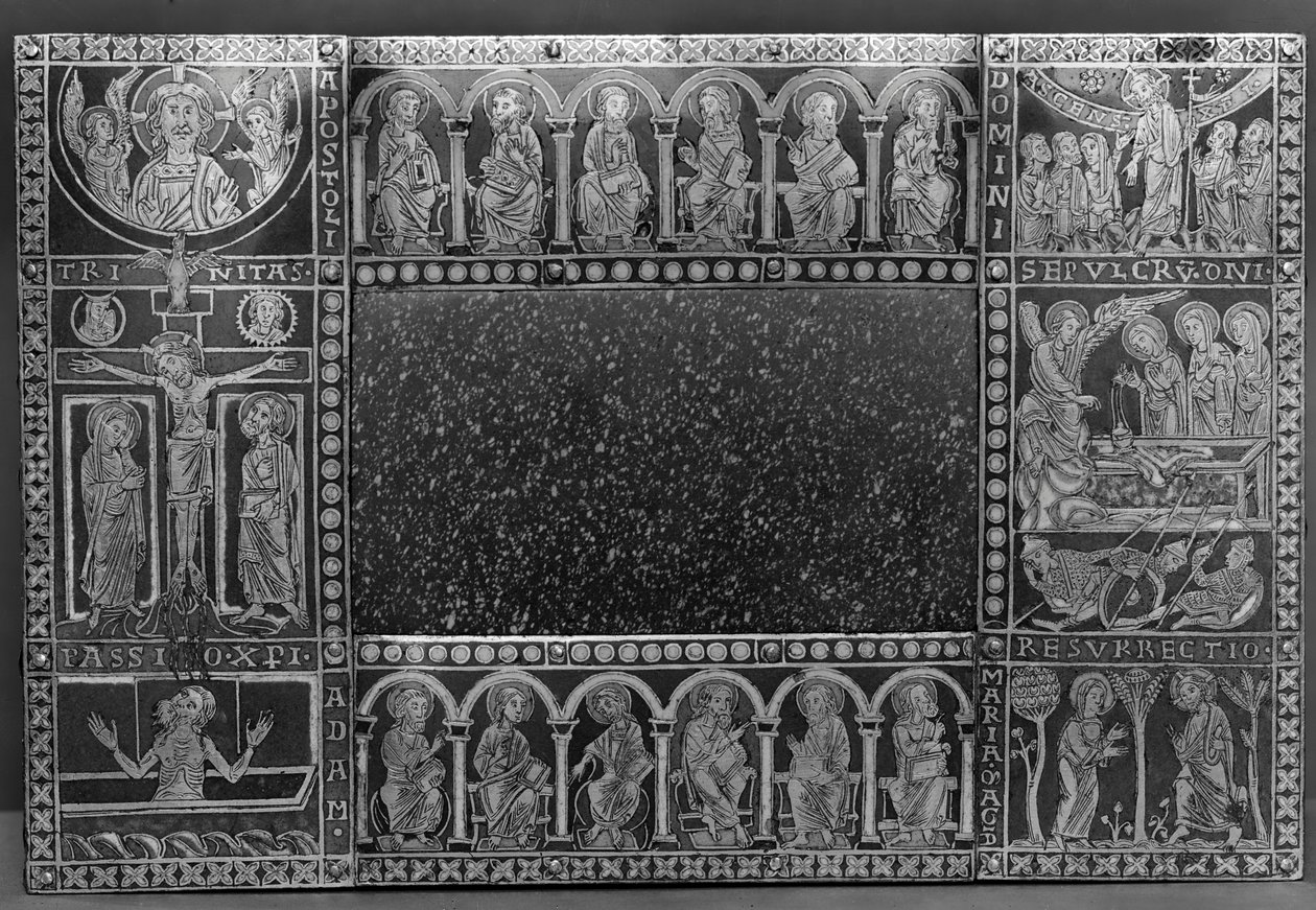 圣毛里求斯的便携式祭坛 作者 科隆的 Eilbertus (fl. 1129 60)