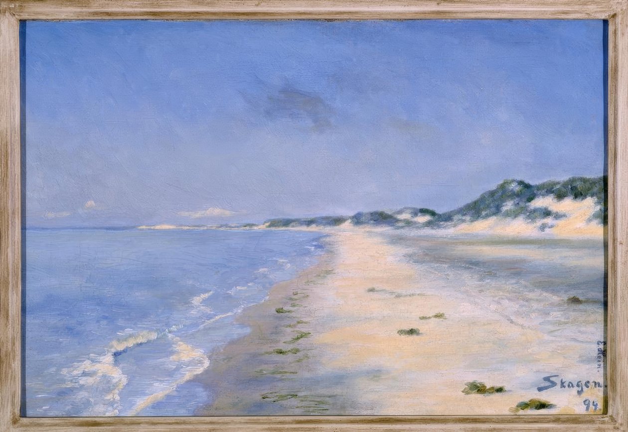 E.Hein，斯卡恩（Skagen）美好的夏日 作者 艾纳·海因