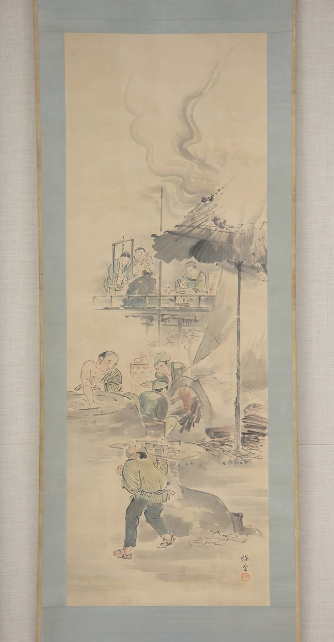 制作陶瓷，19世纪上半叶。 作者 荣乐诚