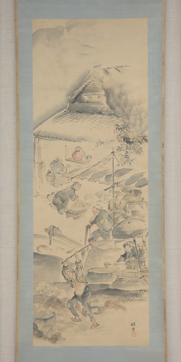制作陶瓷，19世纪上半叶。 作者 荣乐诚