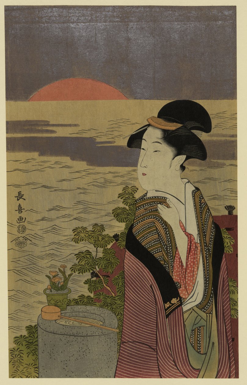 日本ukiyo-e全彩色木版画 作者 荣斋斋