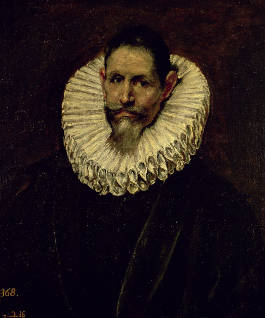 Jeronimo de Cevallos的肖像，c.1610 作者 埃尔·格列柯