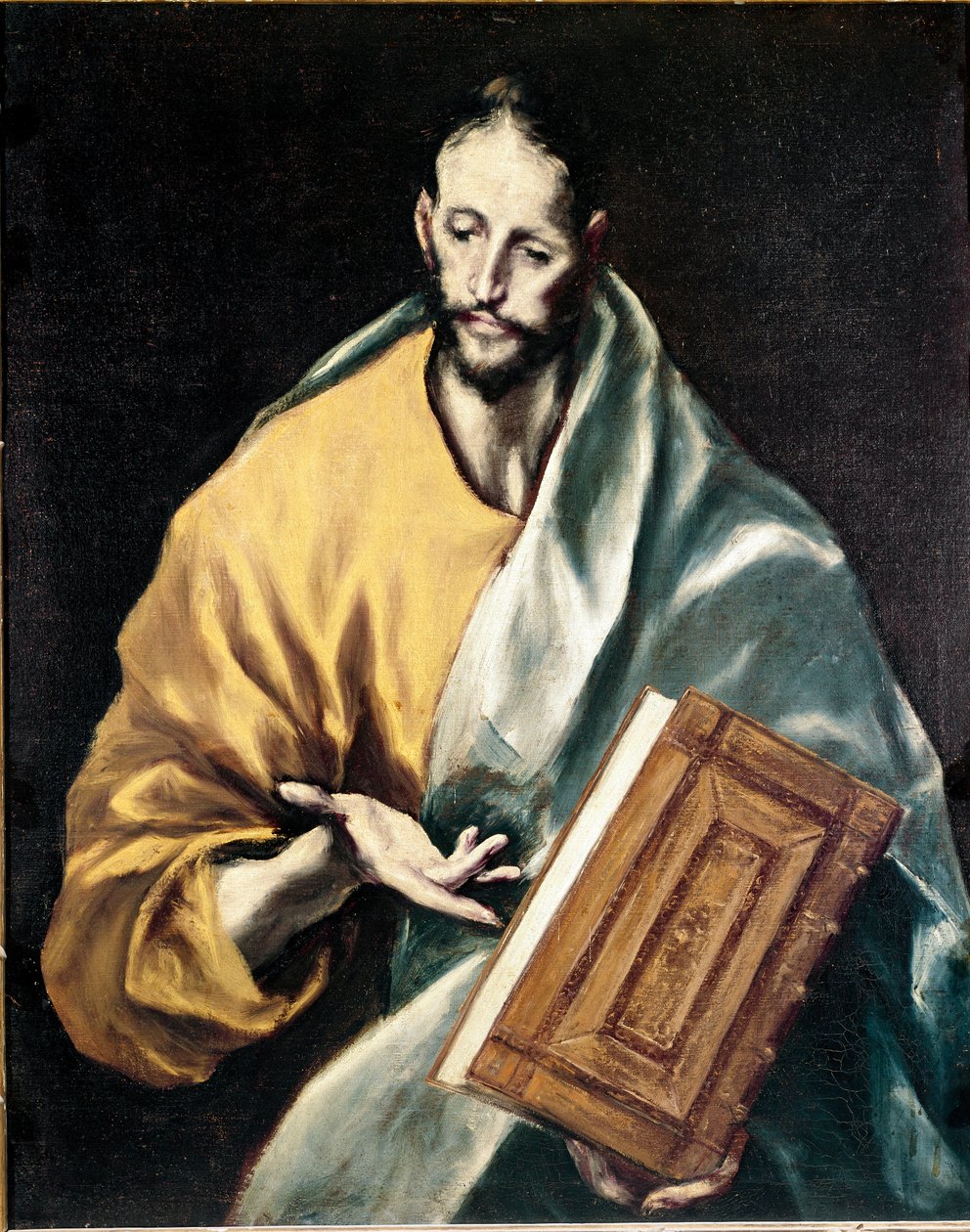 托莱多大教堂的传教士：Apotre Saint James the Minor。多米尼克斯-西奥托科普洛斯（Domenikos Theotokopoulos dit El Greco，1540-1614）的画作 作者 埃尔·格列柯
