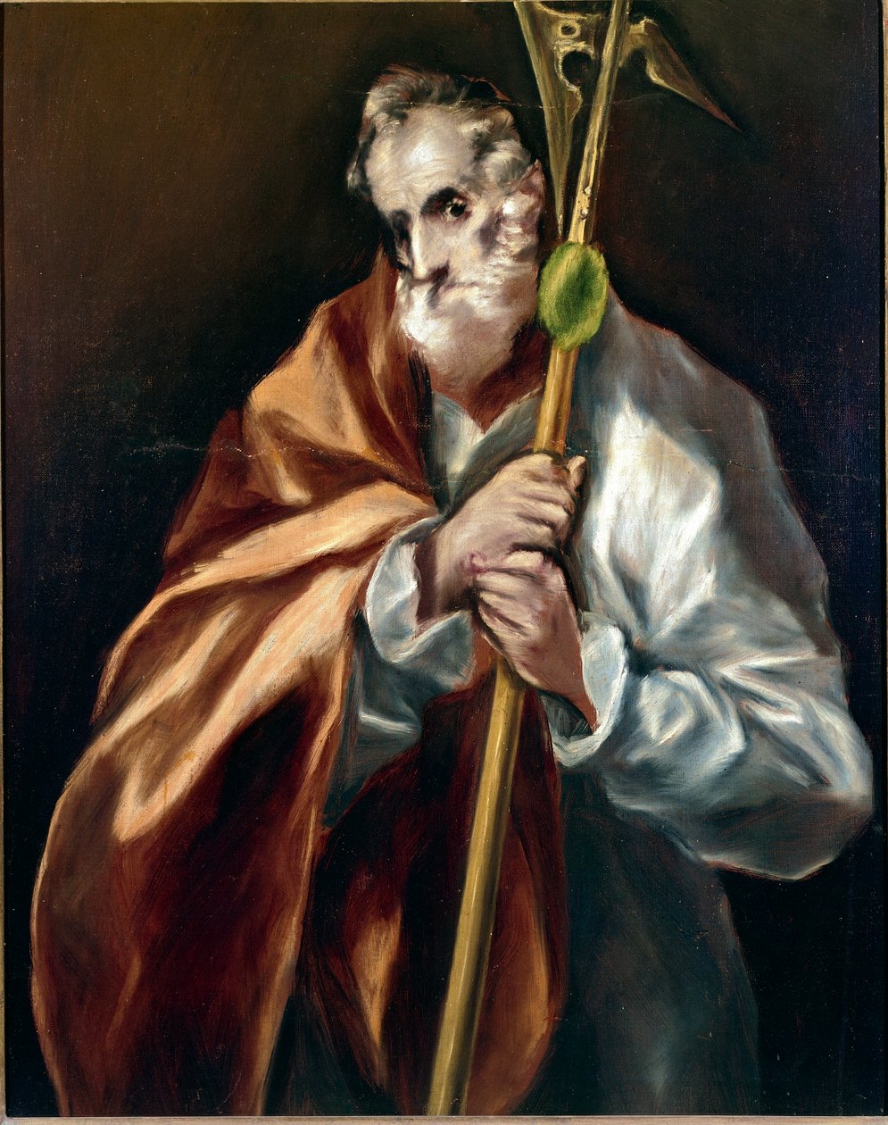 Apotre Saint Jude Thadee. Painting by Domenikos Theotokopoulos dit El Greco (1540-1614) 作者 埃尔·格列柯