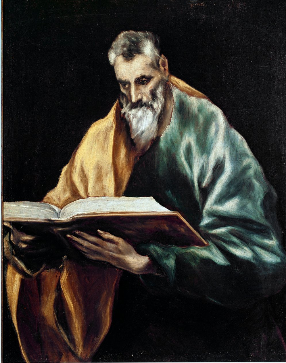 Apotre Saint Simon. Painting by Domenikos Theotokopoulos dit El Greco (1540-1614) 作者 埃尔·格列柯
