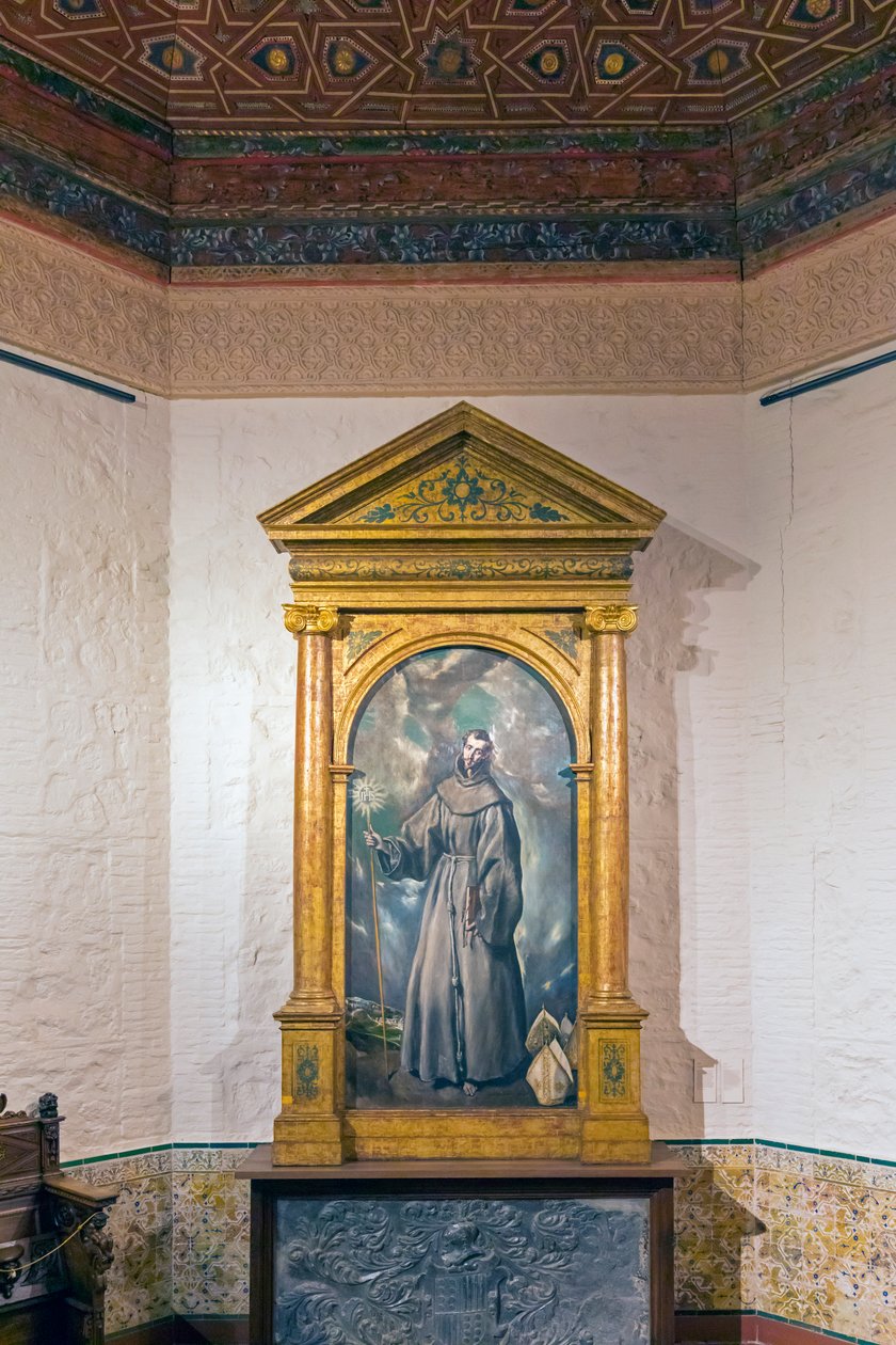 St. Bernardine of Siena 作者 埃尔·格列柯