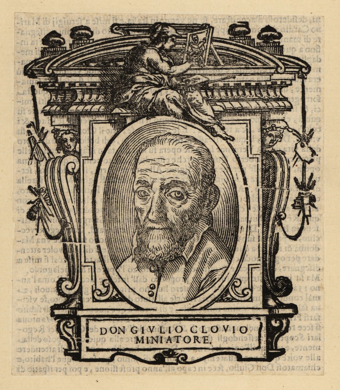 Portrait of Giorgio Giulio Clovio, illuminator, miniaturist, and painter born in Croatia, active in Renaissance Italy 作者 埃尔多梅尼科（后）格列柯