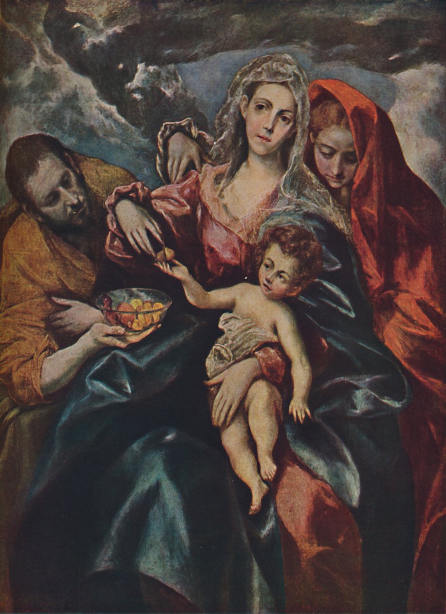 Heilige Familie，《神圣家族》，c1590，1938年 作者 埃尔·格列柯