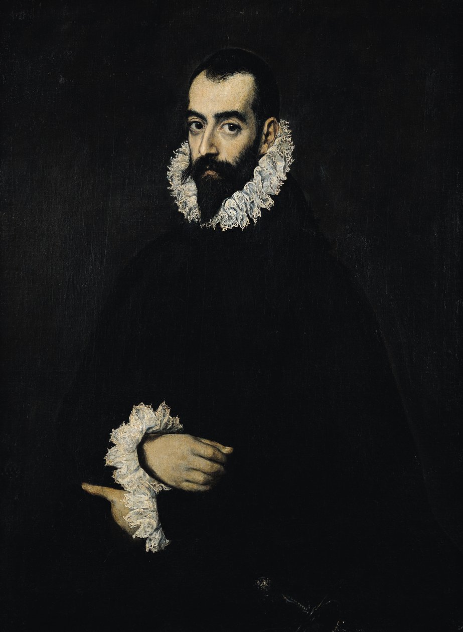 Juan Alfonso de Pimentel y Herrera的肖像，贝纳文特第8集（d.1621） 作者 埃尔·格列柯