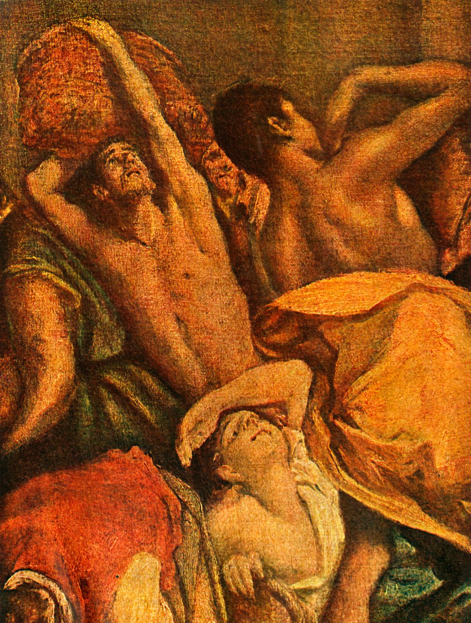 从圣殿中驱逐放债人，c1600，1938年 作者 埃尔·格列柯