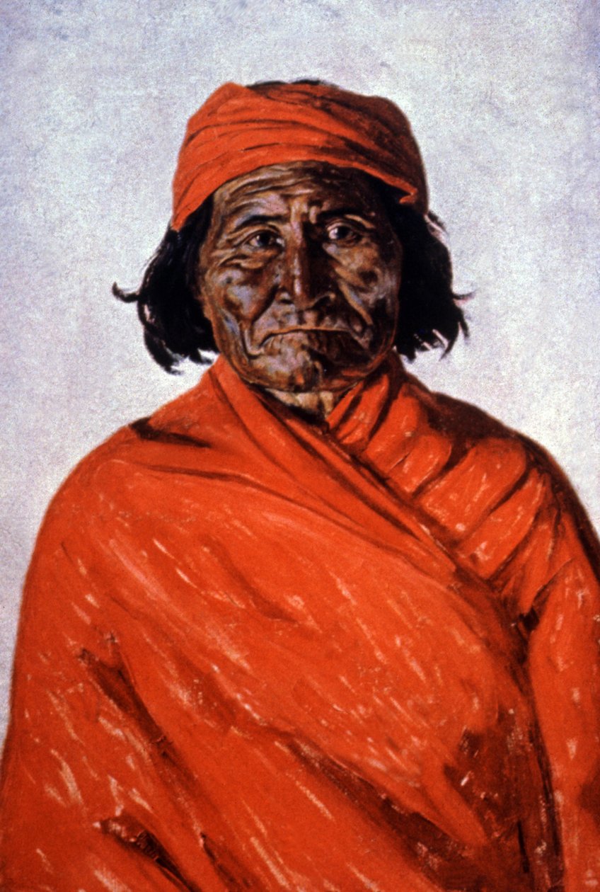 格罗尼莫，约 1900 年（插图） 作者 埃尔布里奇·艾尔·伯班克