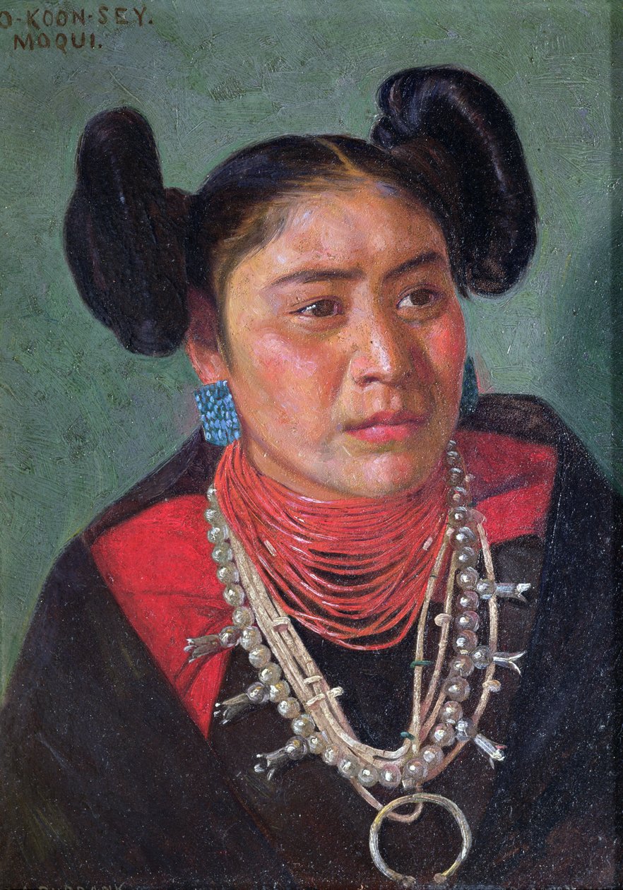 O-koon-sey （木板油画） 作者 埃尔布里奇·艾尔·伯班克