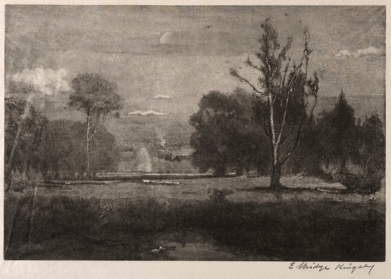 一个早晨，1887年。 作者 埃尔布里奇·金斯利