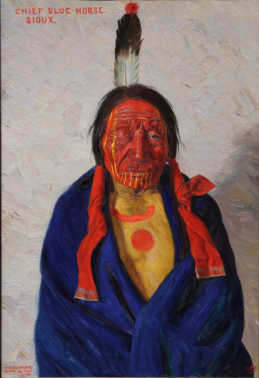 Chief Blue Horse 作者 埃尔德里奇·艾尔·伯班克
