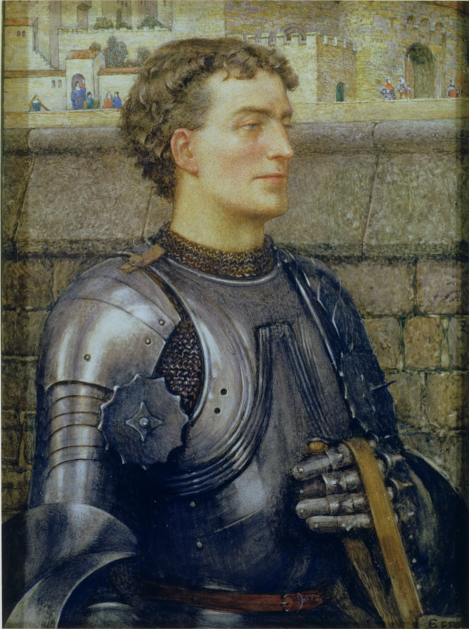 身穿盔甲的骑士 作者 埃莉诺 Fortescue-Brickdale