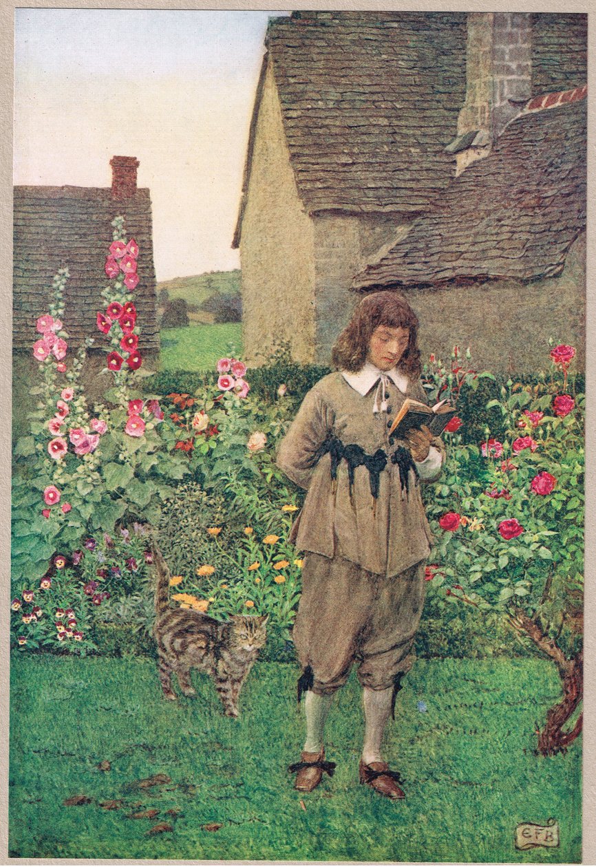 《愿望》，插图来自“The Book of Old English Songs and Ballads”，Stodder and Houghton 出版，c.1910（彩色平版印刷） 作者 埃莉诺 Fortescue-Brickdale