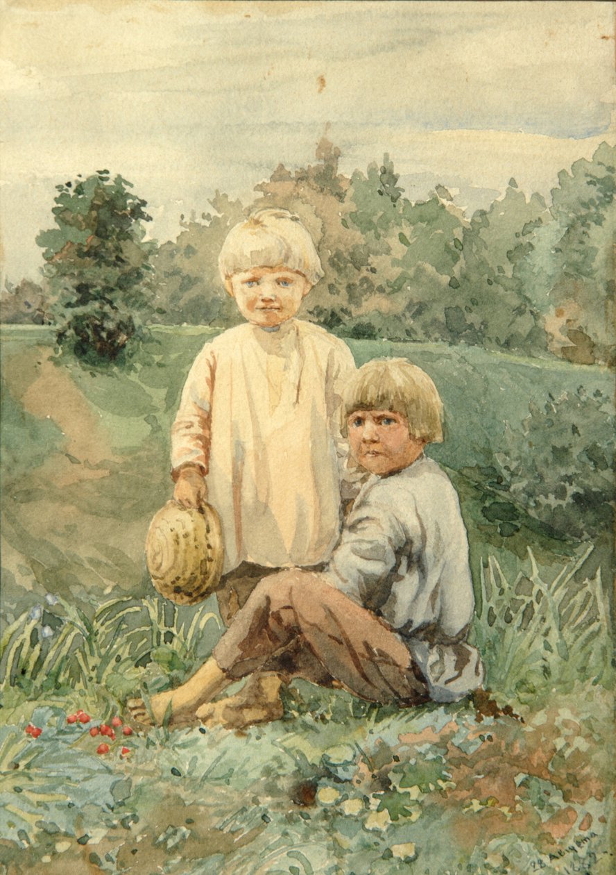 ，1882年 作者 埃琳娜·德米特里耶夫娜（Elena Dmitryevna Polenova）