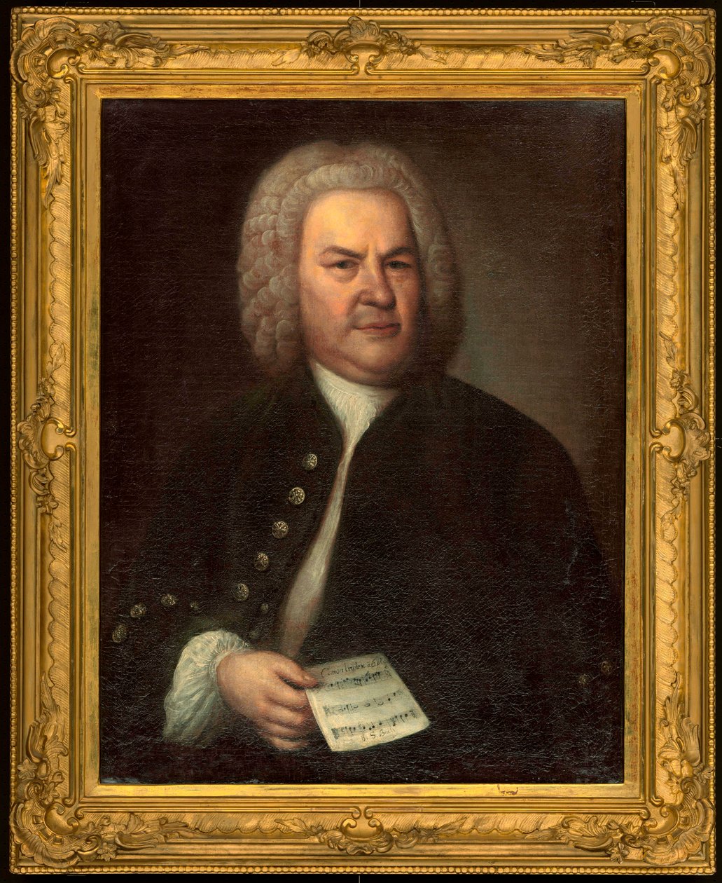 Portrait of Johann Sebastian Bach 作者 埃里亚斯·戈特蒂布·豪斯曼