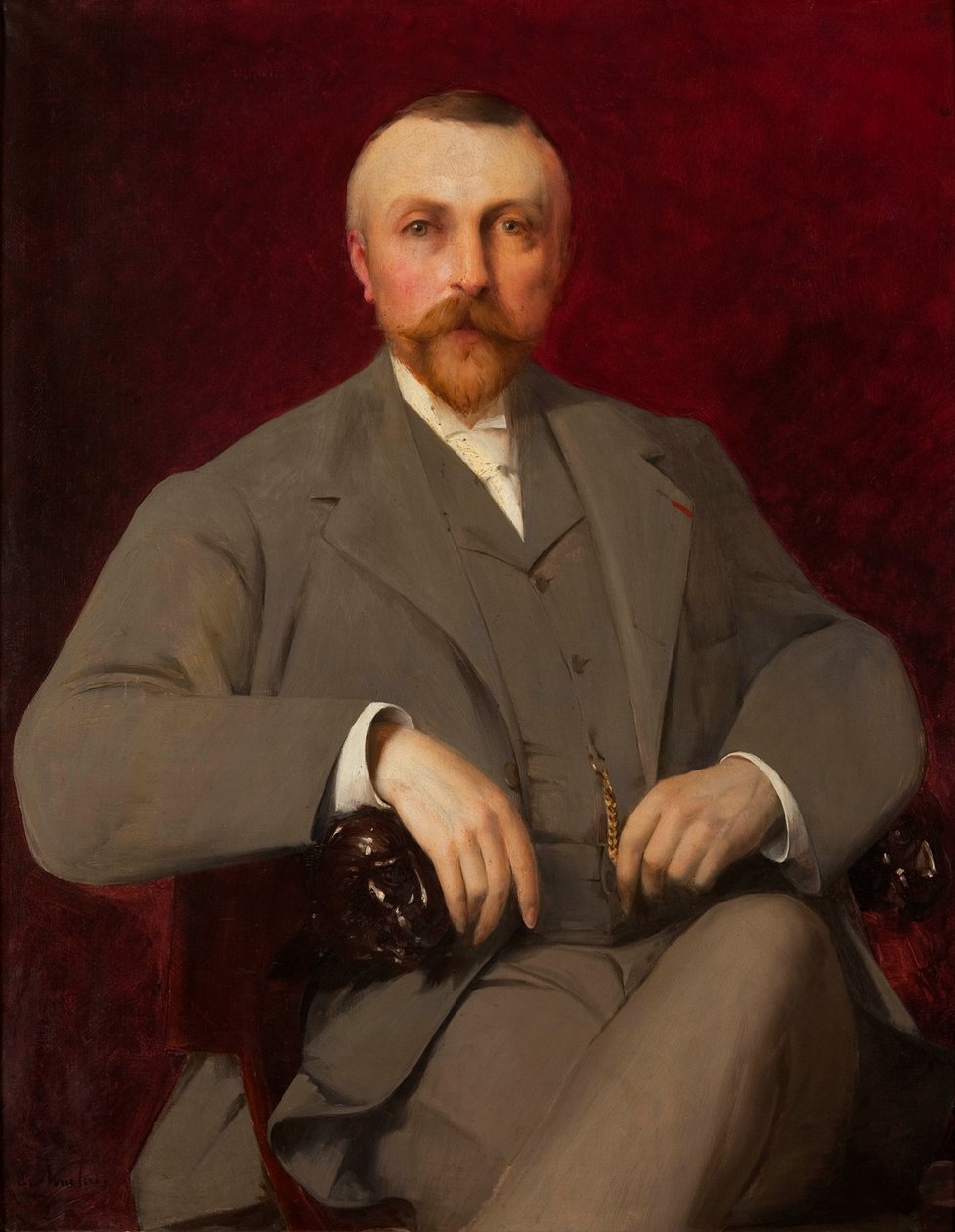 Paul Marmottan的肖像，1898年 作者 埃莉·诺克雷克（Elie Nonclercq）