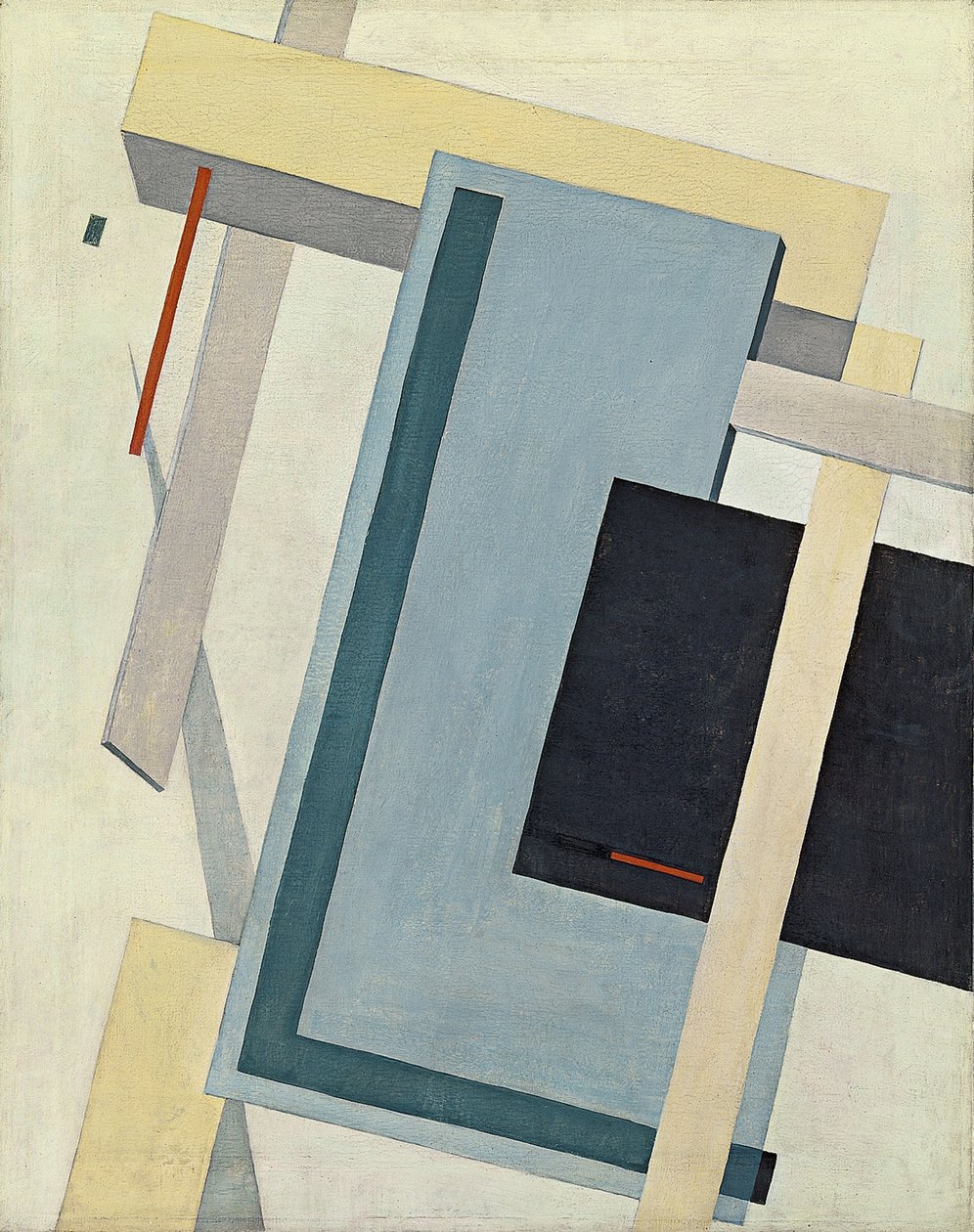 Proun 4 B，1919-1920年 作者 埃利泽马科维奇利西茨基