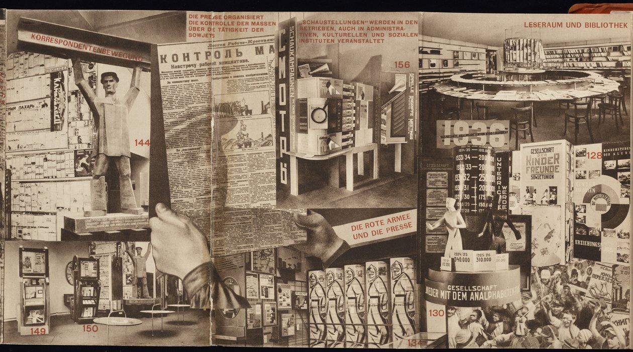 苏联。 1928年科隆国际新闻展览会上的苏联馆目录 作者 埃利泽马科维奇利西茨基
