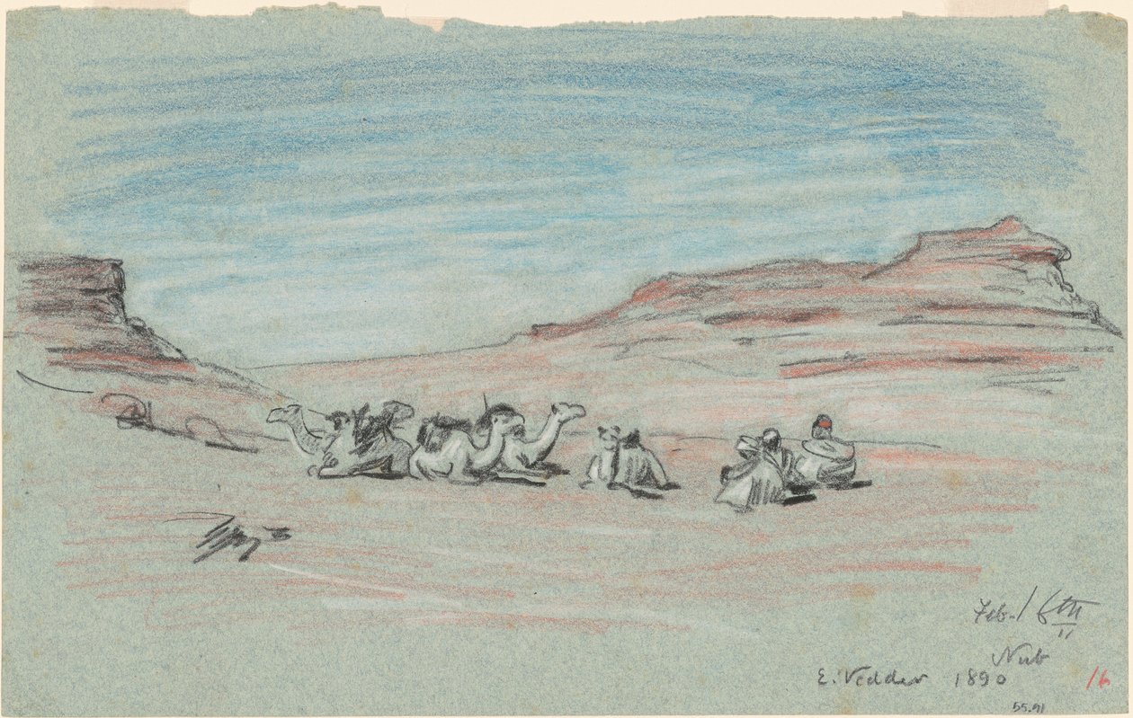 尼罗河之旅》，第20期，1890年。 作者 伊莱休·维德