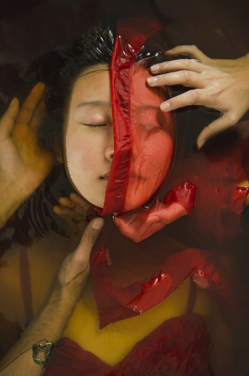 斯嘉丽女孩》，2014 年（丝网版画） 作者 埃琳莱蒂西亚·霍加博