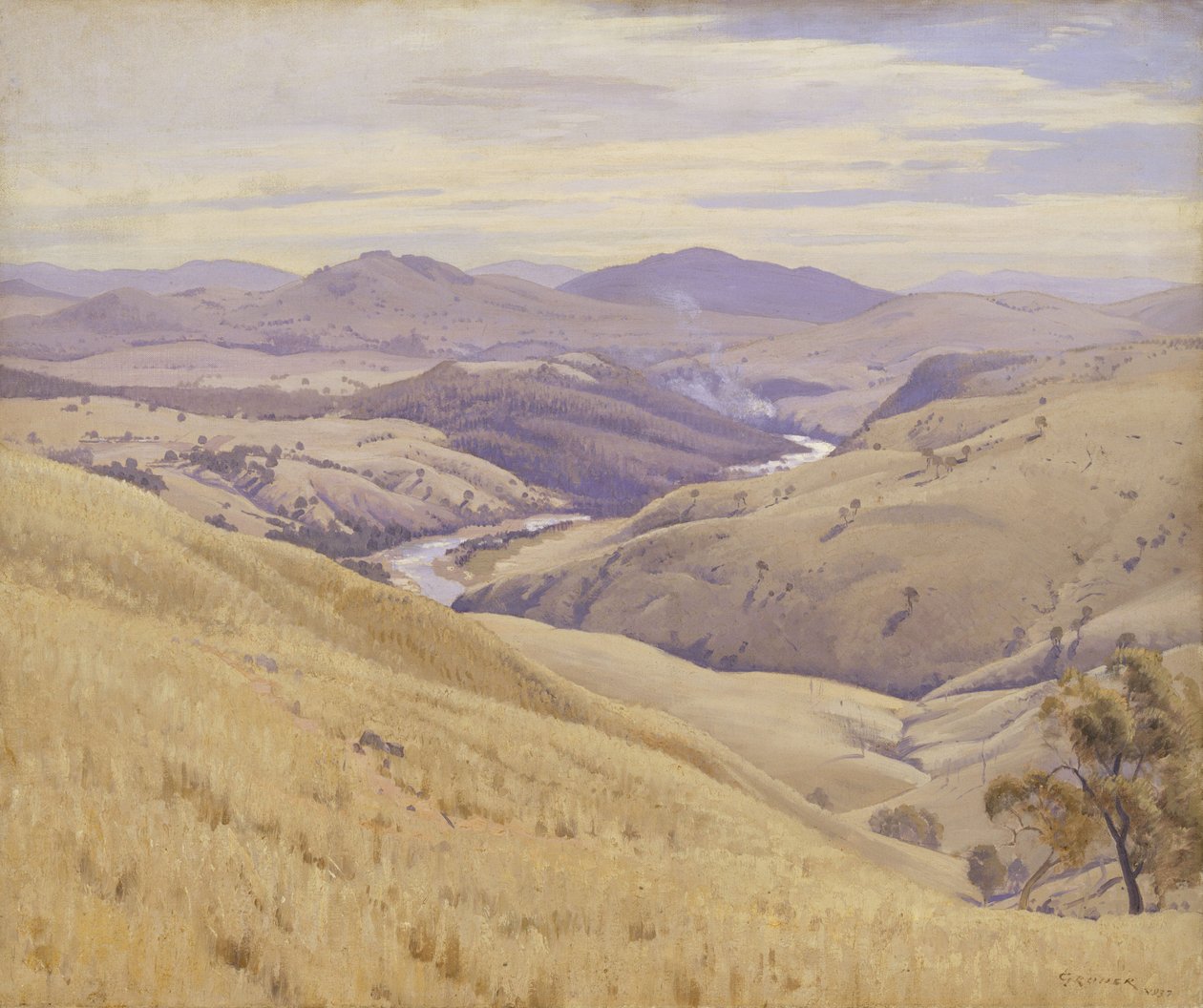 Weetangera，堪培拉 作者 艾略斯·格鲁纳（Elioth Gruner）