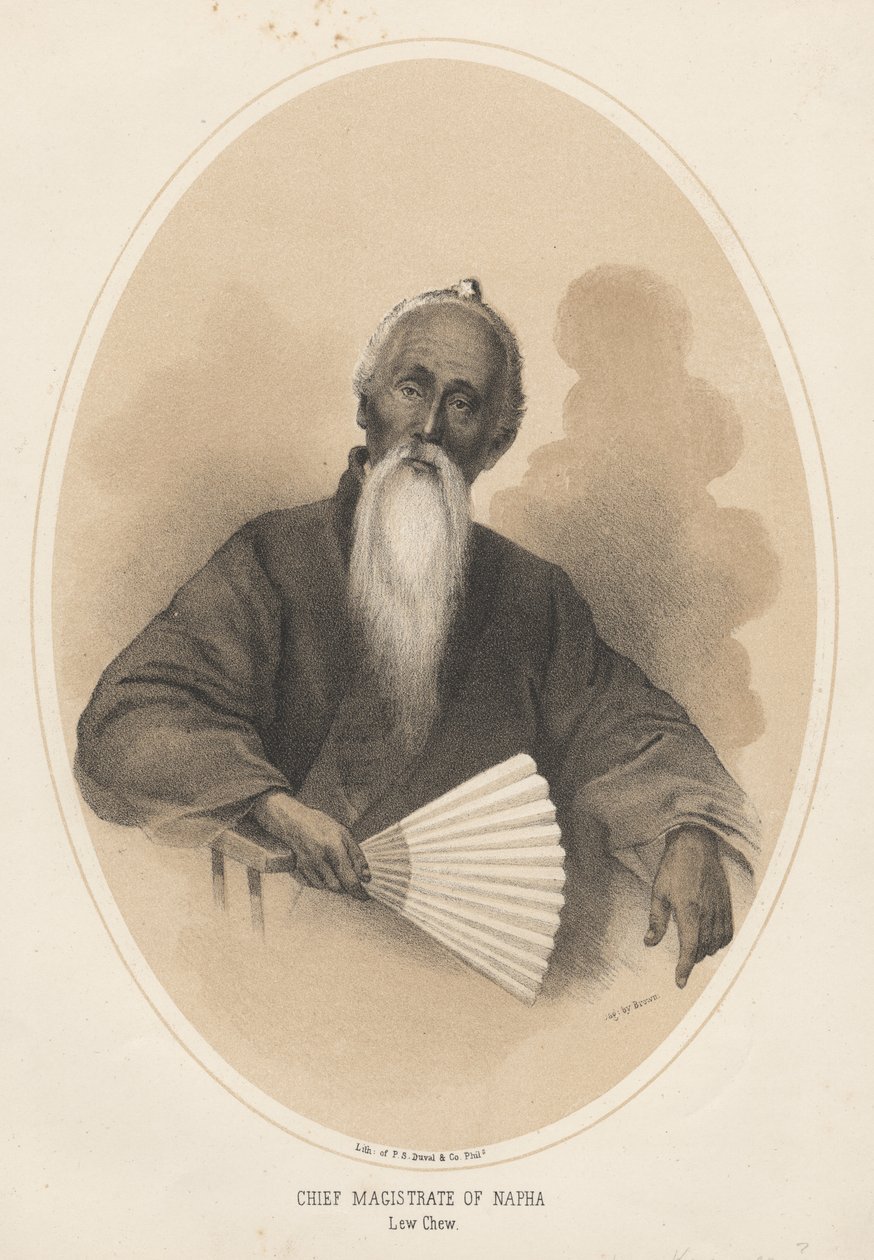 纳波的首席法官，Lew Chew，1855年 作者 Eliphalet布朗