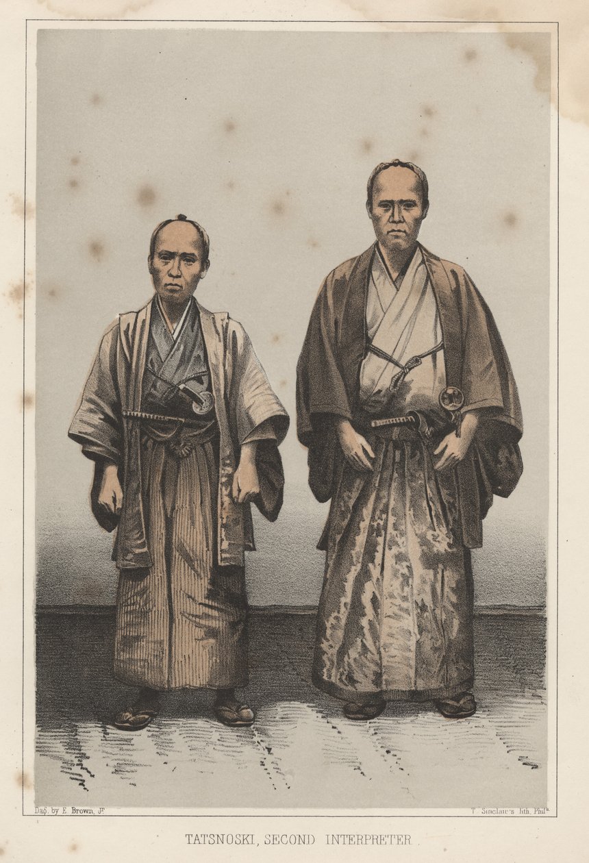 Tatsnoski，第二译员，1855年 作者 Eliphalet布朗