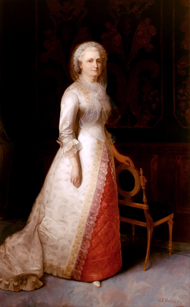 Martha Dandridge Custis华盛顿（乔治华盛顿夫人） 作者 埃利法莱特·弗雷泽·安德鲁斯